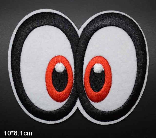 Super Mario Bros. 'Cappy Eyes' Embroidered Patch