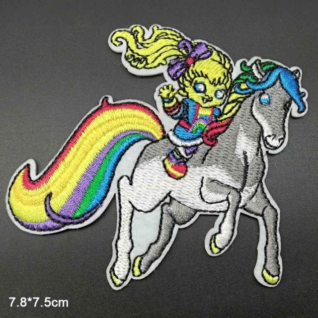 Rainbow Brite 'Horseback' Embroidered Patch