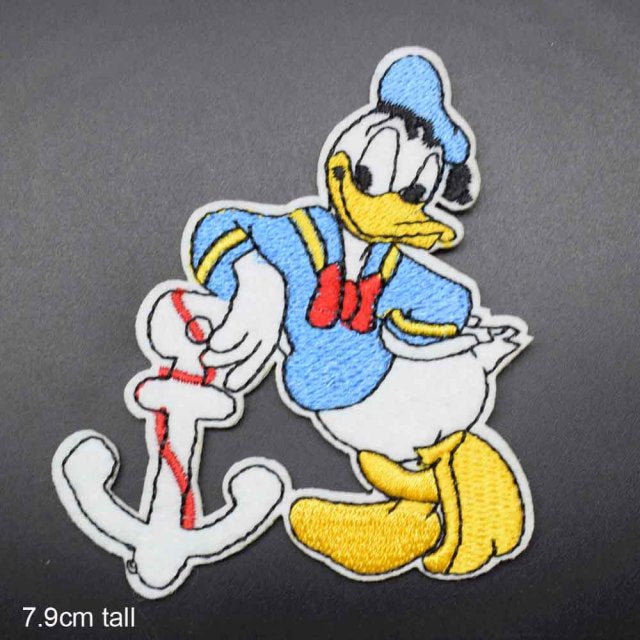 'Donald Duck | Ship Anchor' Embroidered Patch