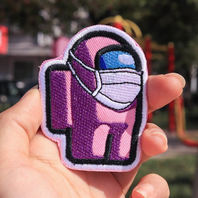 Among Us 'Purple | Wearing Mask' Embroidered Patch