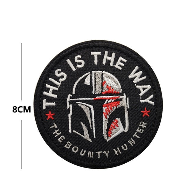 Star Wars Mandalorian 'This Is The Way | The Bounty Hunter' Embroidered Velcro Patch