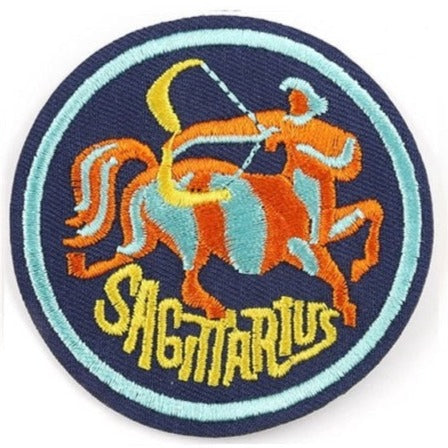 Zodiac Sign 'Sagittarius' Embroidered Patch