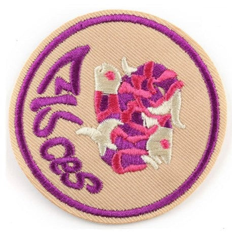 Zodiac Sign 'Pisces' Embroidered Patch