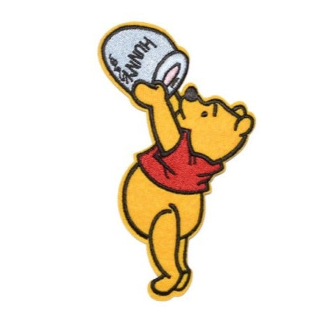 Winnie the Pooh 'Lifting Hunny Jar' Embroidered Patch