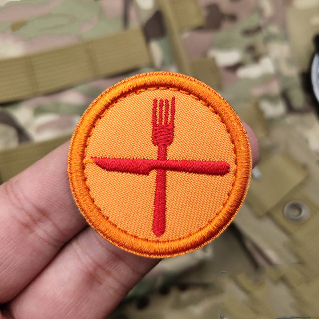 Boy Scout Badge 'Tableware' Embroidered Velcro Patch