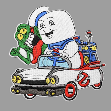 Ghostbusters 'Slimer | Stay Puft | BFF' Embroidered Patch