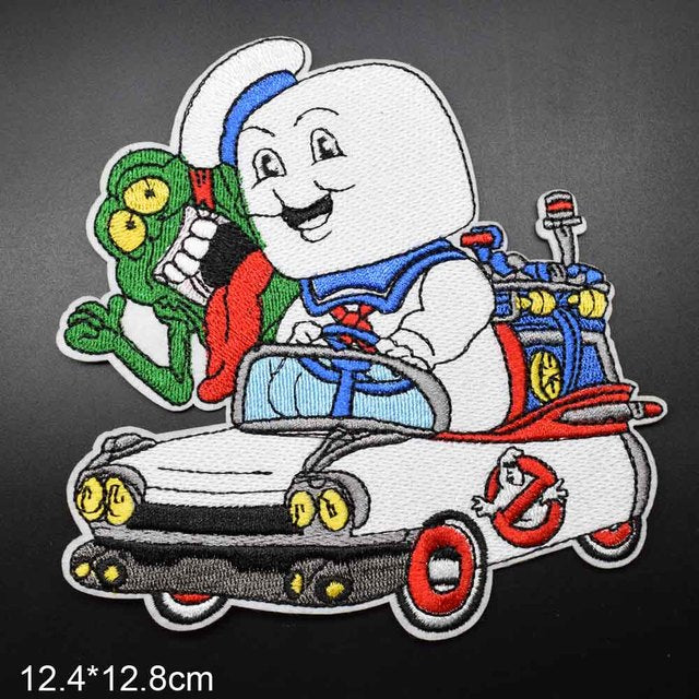 Ghostbusters 'Slimer | Stay Puft | BFF' Embroidered Patch
