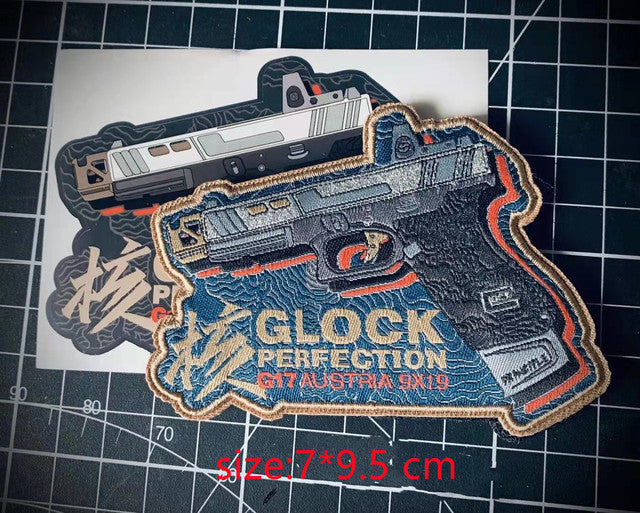 John Wick 'Glock Perfection' Embroidered Velcro Patch