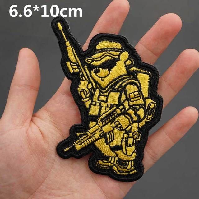 Winnie The Pooh 'Gunner Outfit' Embroidered Velcro Patch