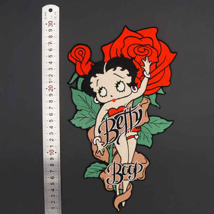 Betty Boop 'Rose' Embroidered Patch