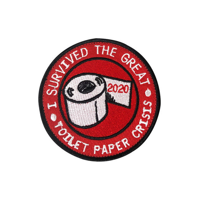 'I Survived The 2020 Toilet Paper Crisis | 1.0' Embroidered Velcro Patch