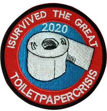 'I Survived The Great 2020 Toilet Paper Crisis | 2.0' Embroidered Velcro Patch