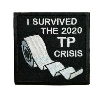 'I Survived The 2021 TP Crisis | 1.0' Embroidered Velcro Patch