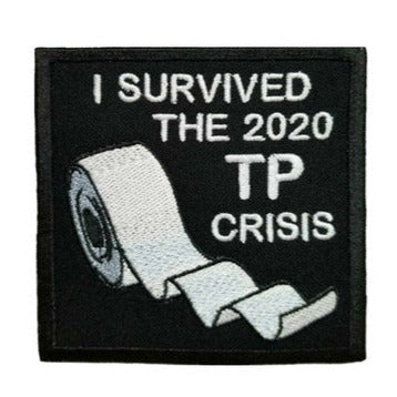 'I Survived The 2021 TP Crisis | 1.0' Embroidered Velcro Patch