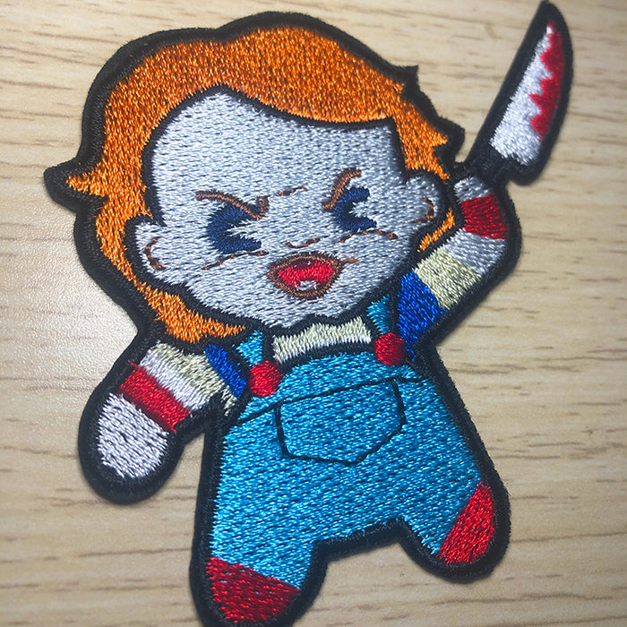Child's Play 'Chibi Chucky | Voodoo Knife' Embroidered Patch