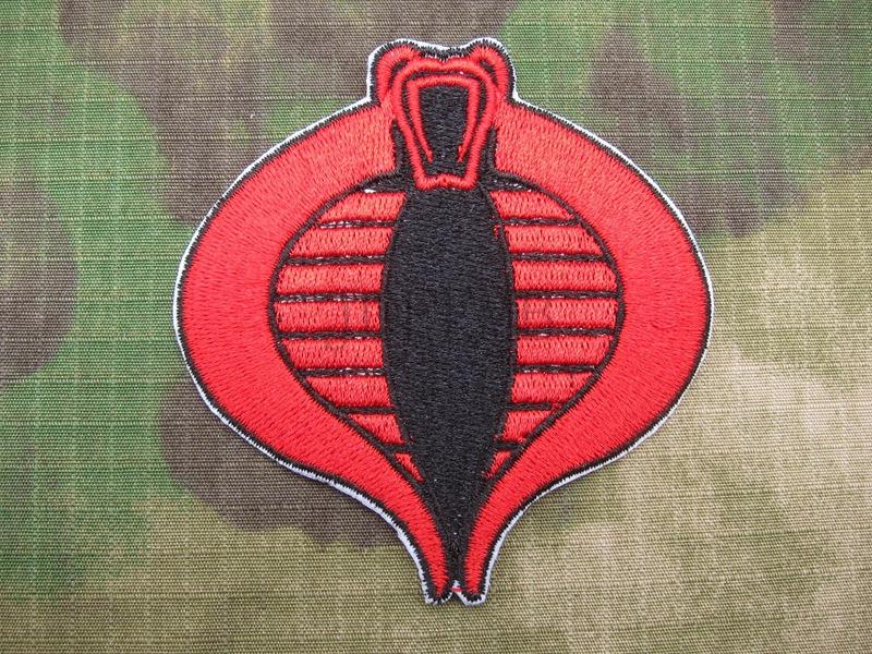 G.I. Joe 'Cobra Logo | Head' Embroidered Velcro Patch