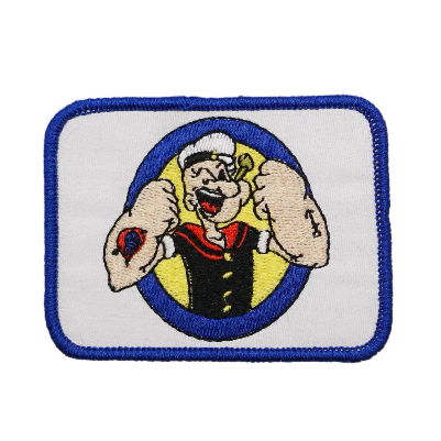 Popeye 'Strong Arms | Square' Embroidered Patch