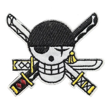 One Piece 'Roronoa Zoro Logo' Embroidered Velcro Patch