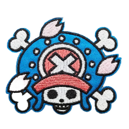 One Piece 'Tony Tony Chopper Logo' Embroidered Velcro Patch