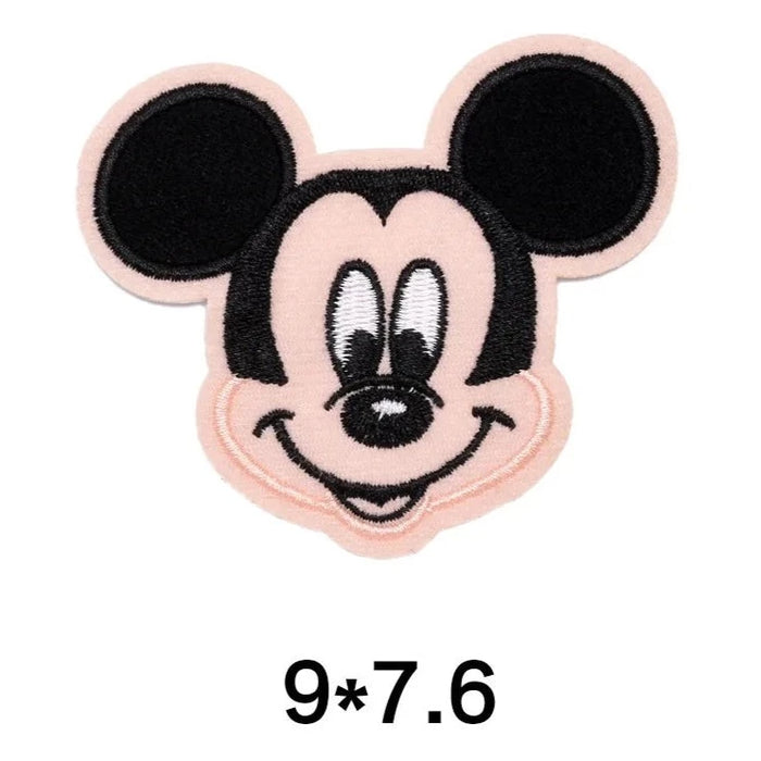 Mickey Mouse 'Head' Embroidered Patch