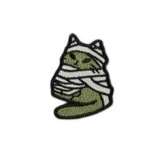 Mummy Cat 'Luminous' Embroidered Velcro Patch