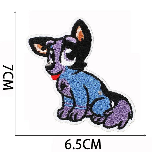 Bluey 'Socks Heeler' Embroidered Patch