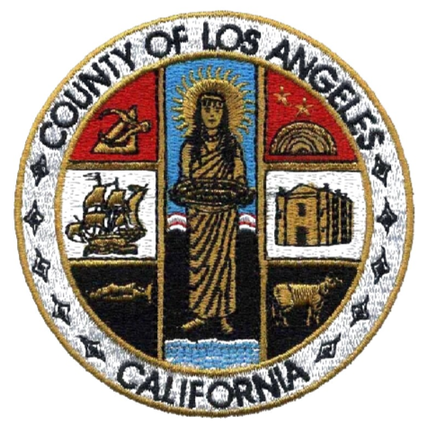Emblem 'County of Los Angeles California' Embroidered Patch