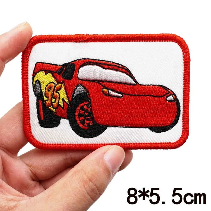 Cars 'Lightning McQueen | Blank Eyes' Embroidered Patch