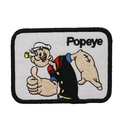 Popeye 'Square' Embroidered Patch