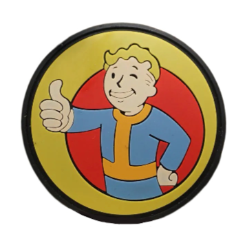 Fallout Pvc Patch Fallout ‘Vault Boy' PVC Rubber Velcro Patch