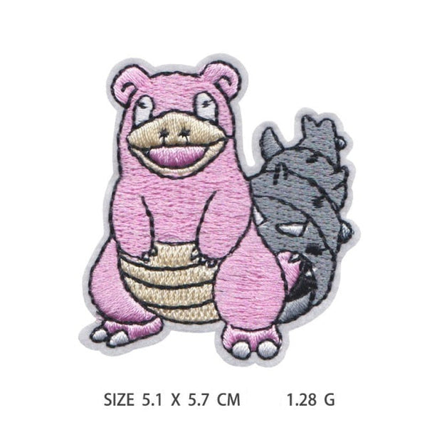 Pocket Monster 'Slowbro | Shellder 1.0' Embroidered Patch