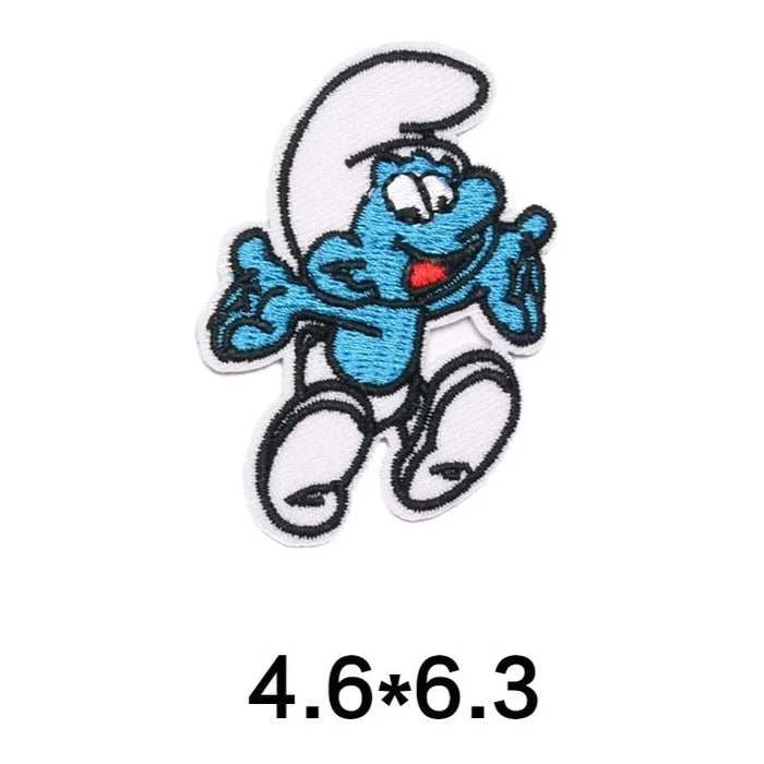 The Smurfs 'Happy Smurf' Embroidered Patch