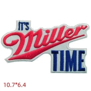 Music 'It's Miller Time' Embroidered Patch