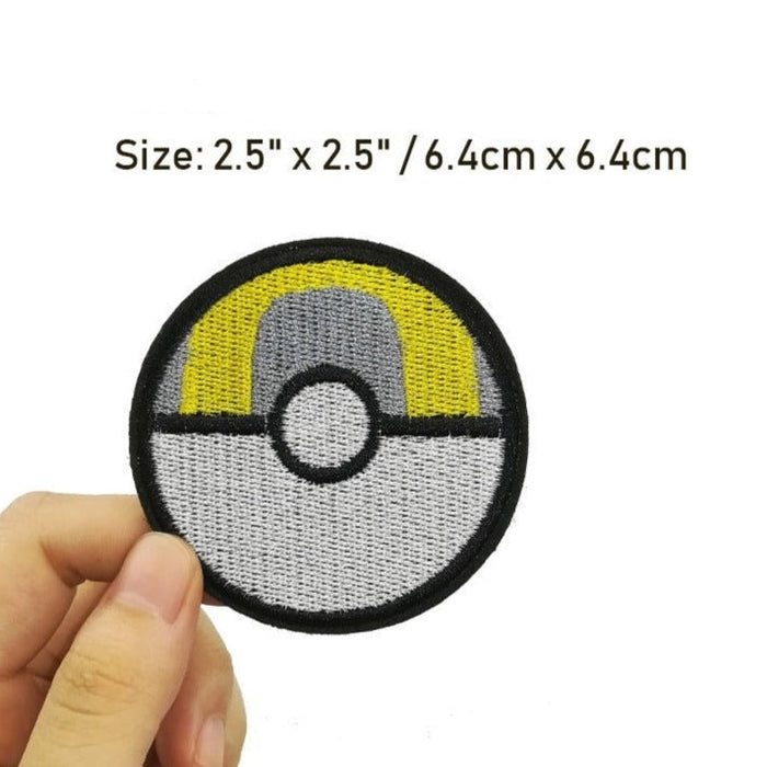 Pocket Monster 'Ultra Ball' Embroidered Patch