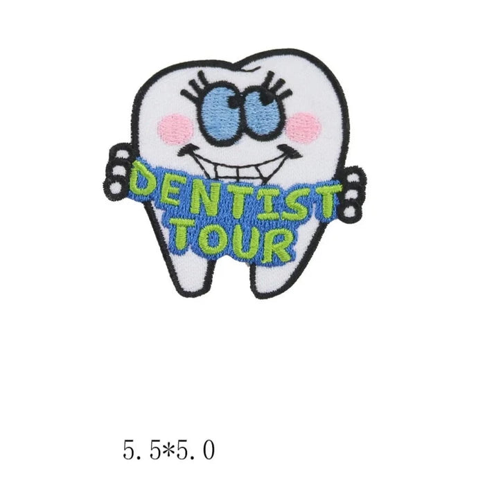 Tooth 'Dentist Tour' Embroidered Patch