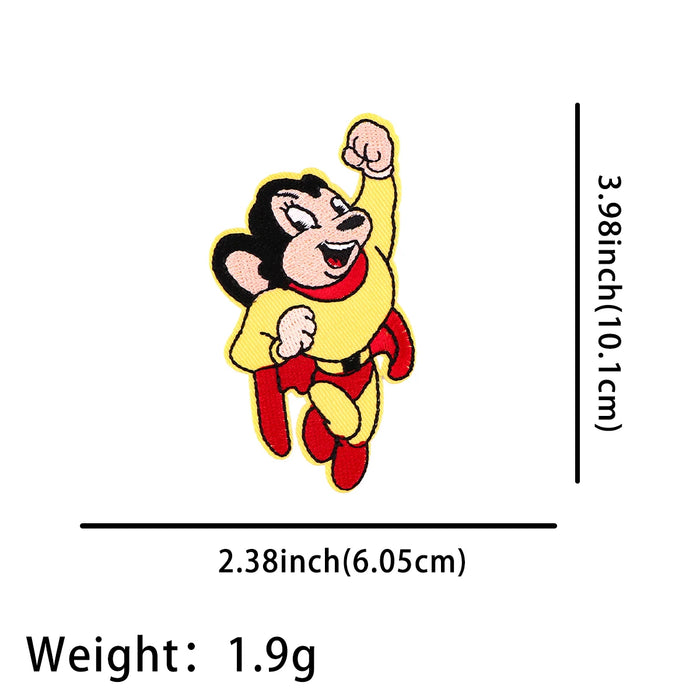 Mighty Mouse 'Super Mouse' Embroidered Patch