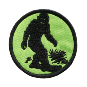 Bigfoot 'Round' Embroidered Velcro Patch