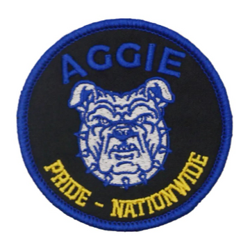Aggie Pride Nationwide 'Round' Embroidered Patch