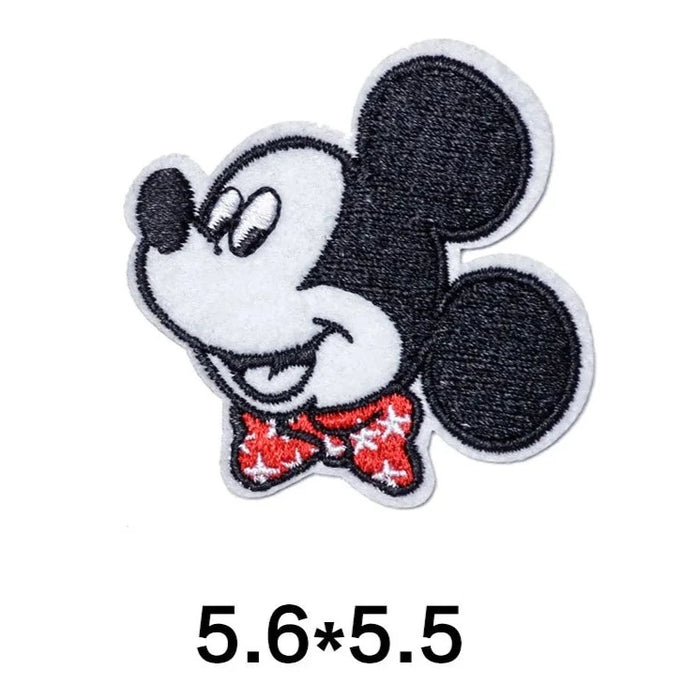 Mickey Mouse 'Stars Bow Tie' Embroidered Patch