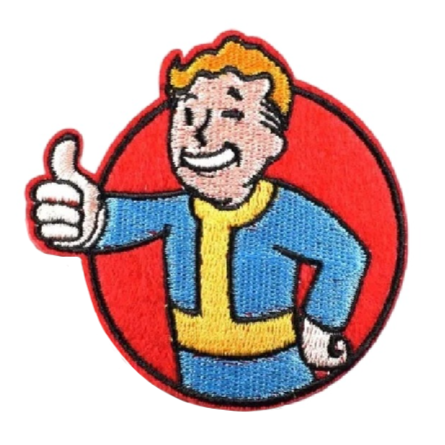 Fallout ‘Vault Boy 1.0' Embroidered Patch