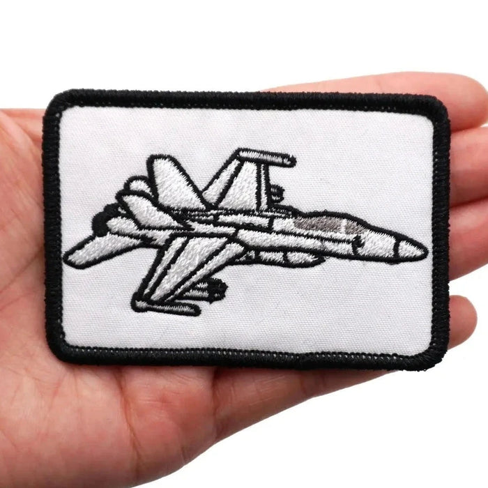 Top Gun 'F-18 Hornet | Square' Embroidered Velcro Patch
