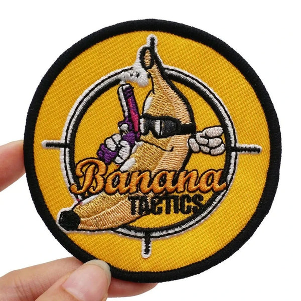 Military Tactical 'Banana Tactics' Embroidered Patch