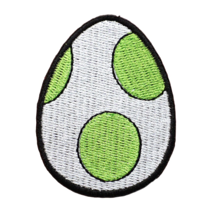 Mushroom Kingdom Bros. 'Yoshi's Egg' Embroidered Patch