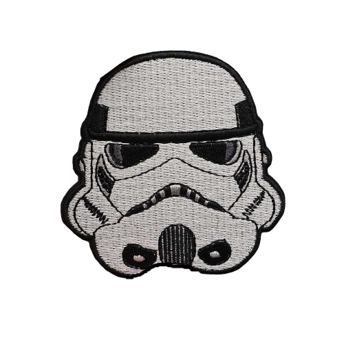 Empire and Rebellion 'Stormtrooper Helmet' Embroidered Velcro Patch