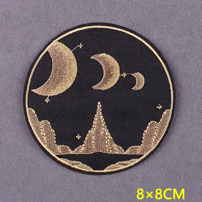 Moonlight 'Mountain' Embroidered Patch