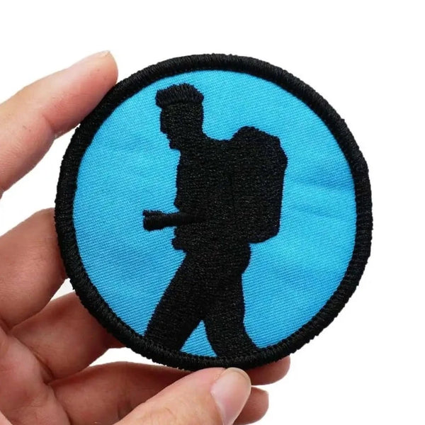 Hiker 'Round' Embroidered Patch