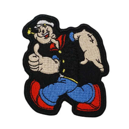 Popeye Embroidered Patch