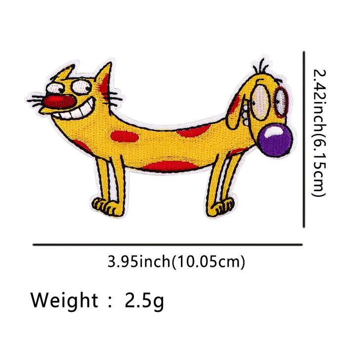 CatDog ‘Clever’ Embroidered Patch