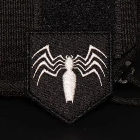 Venom 'Spider Logo' Embroidered Velcro Patch