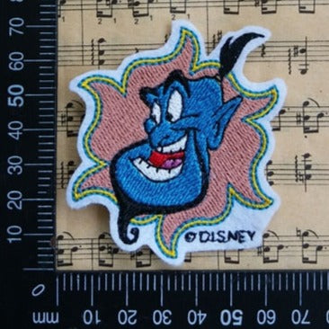 Arabian Nights 'Genie Face | Laughing' Embroidered Patch